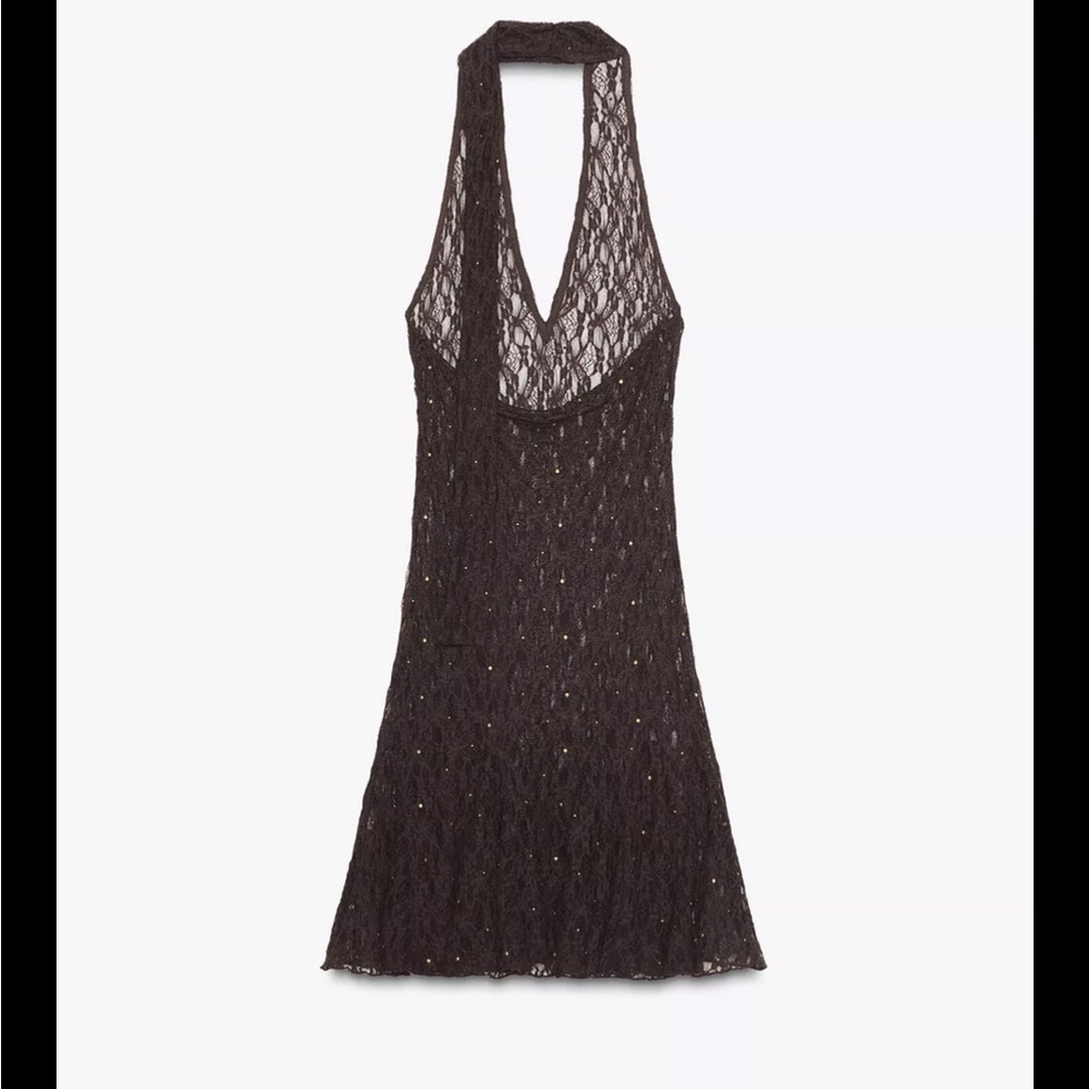 Studded scarf dress
